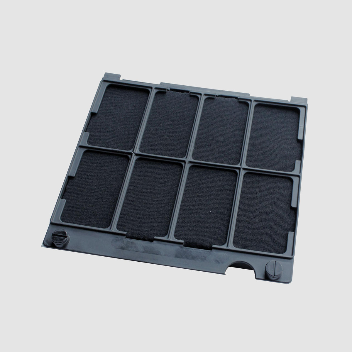 Recirculation Carbon Filter - contains one (1) Long Life Filter (3 years). Deflector included with Hood. Filter is washable and delivers very high capture efficiency (82%).