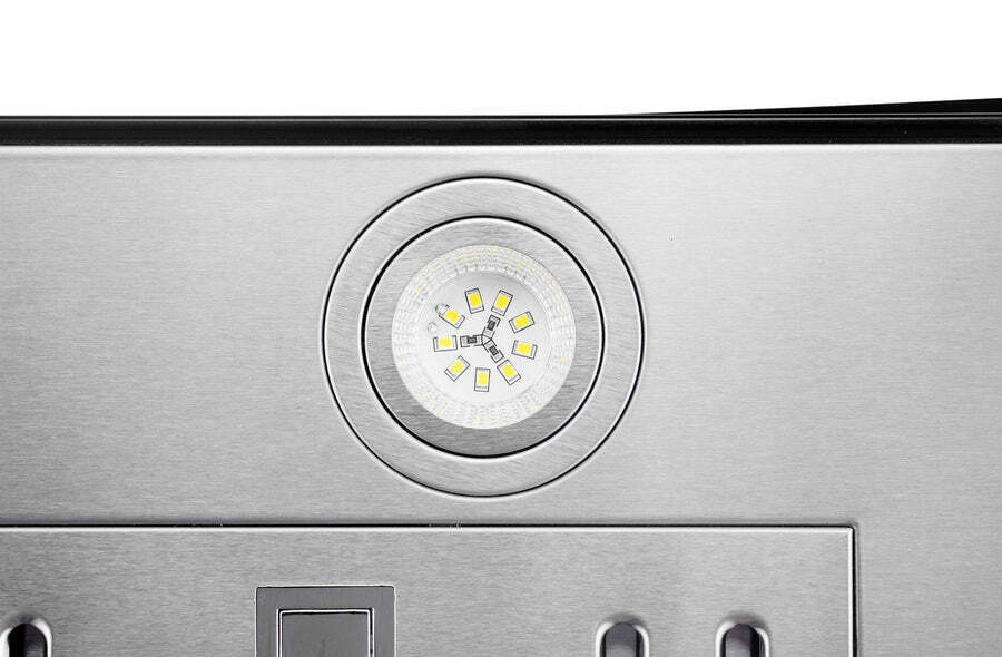 Hauslane Chef 36-in Convertible Stainless Steel Wall-Mounted Range Hood