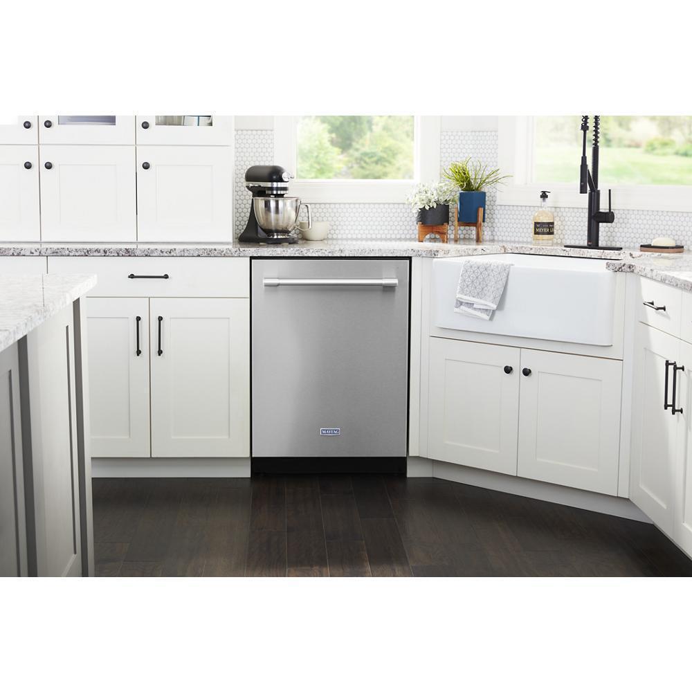 Top control dishwasher with Third Level Rack and Dual Power Filtration
