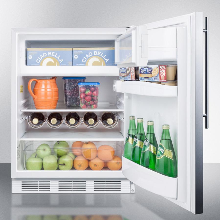 24" Wide Built-in Refrigerator-freezer, ADA Compliant