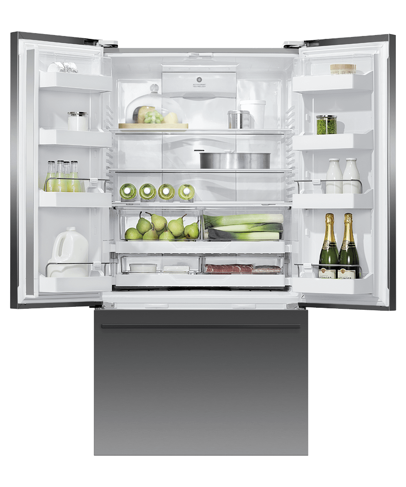 Freestanding French Door Refrigerator Freezer, 36", 20.1 cu ft, Ice & Water