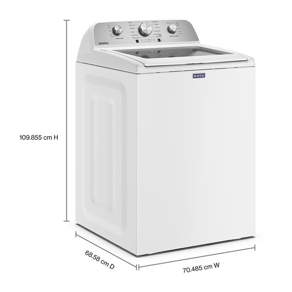 This 4.7 Cu. Ft. capacity top load washer from Maytag delivers the stain-fighting power that s built to handle tough loads.