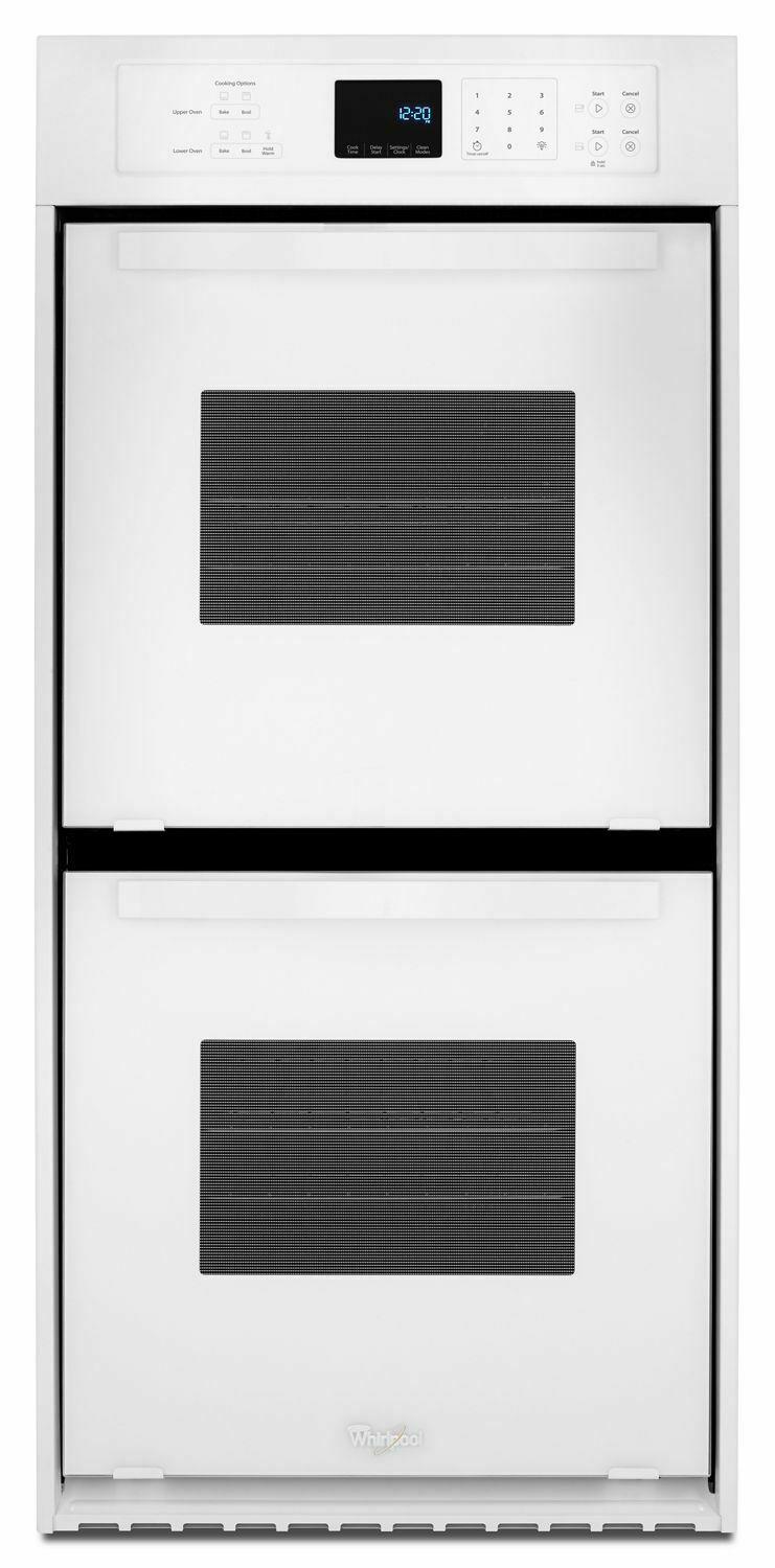 6.2 Cu. Ft. Double Wall Oven with High-Heat Self-Cleaning System - White