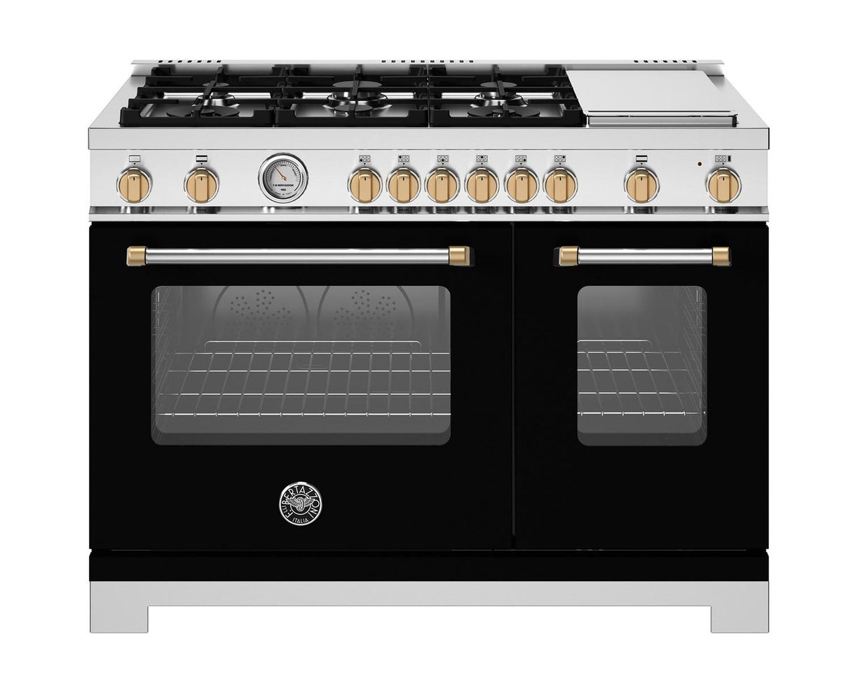 48" Master Series range - Gas Oven - 6 aluminum burners + griddle