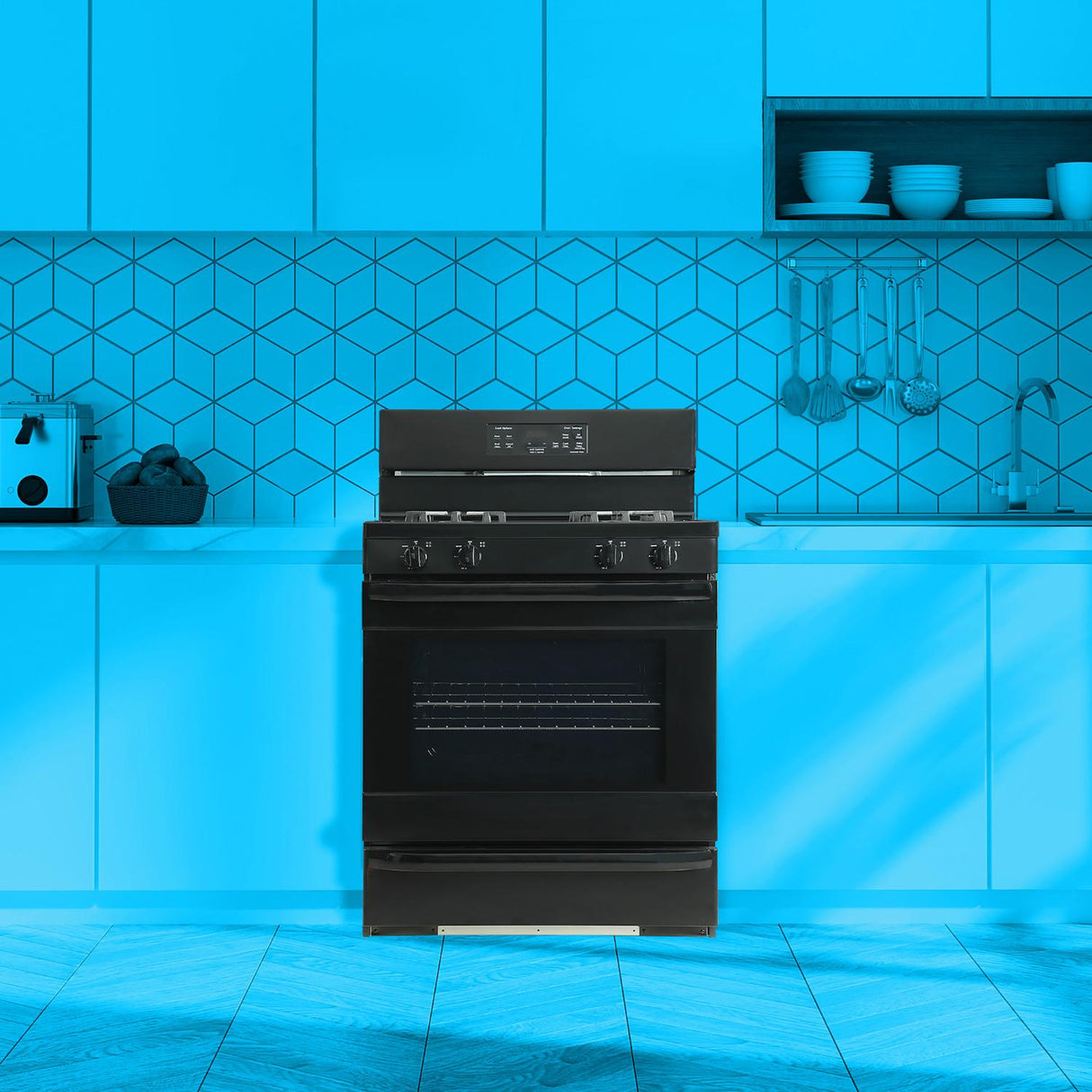 Element Electronics 5.2 cu. ft. 30" Gas Range (EGR34MCCB)