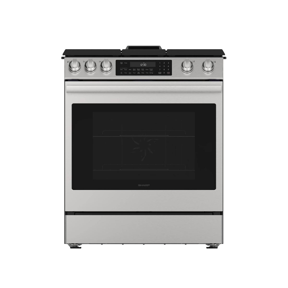 30 in. 5 Burner 6.1 cu. ft. Slide-in Gas Range with Convection