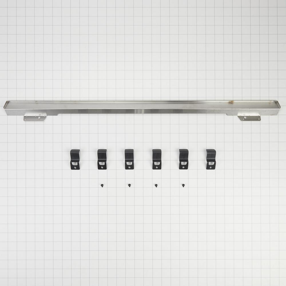 Built-In Range Flush Installation Trim Kit, Stainless Steel, fits JJW3430DS, JJW3430DP, JJW3830DS, and JJW3830DP