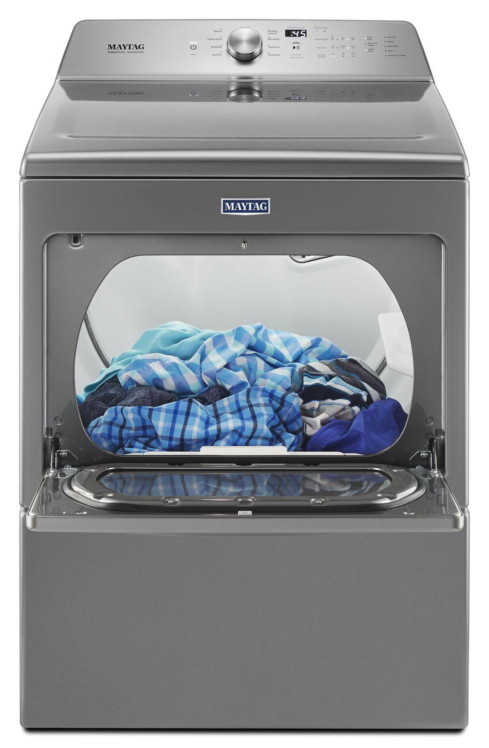 Large Capacity Electric Dryer with IntelliDry® Sensor - 7.4 cu. ft. Metallic Slate