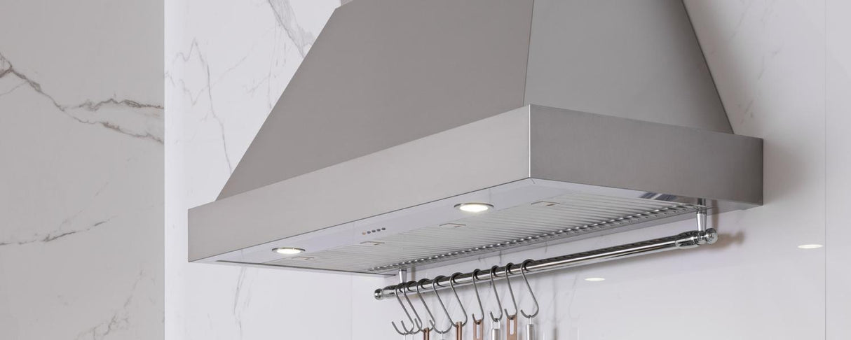 36 Wallmount Canopy and Base Hood, 1 motor 600 CFM Stainless Steel