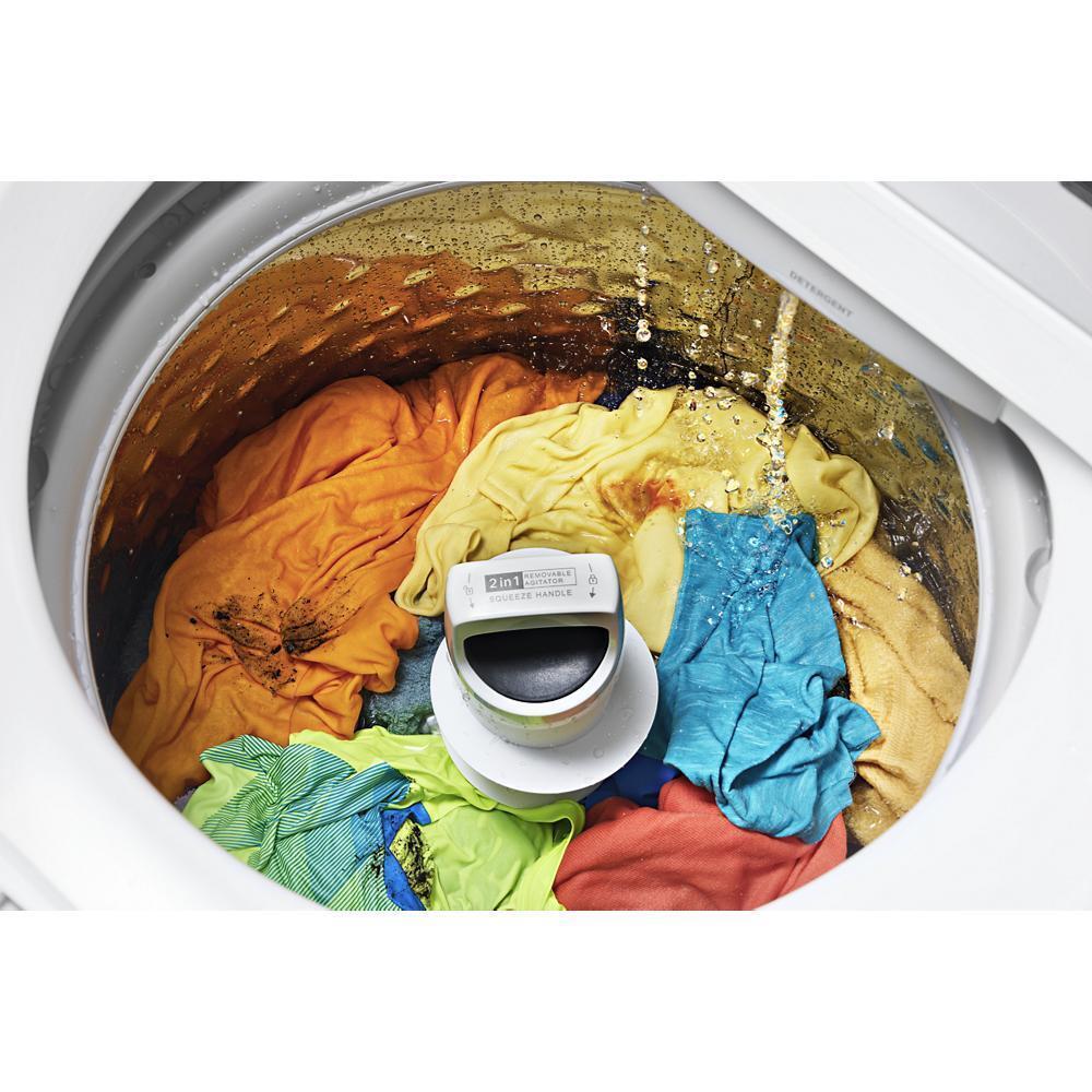 4.2 - 4.3 Cu. Ft. Whirlpool® Top Load Washer with 2-in-1 Removable Agitator