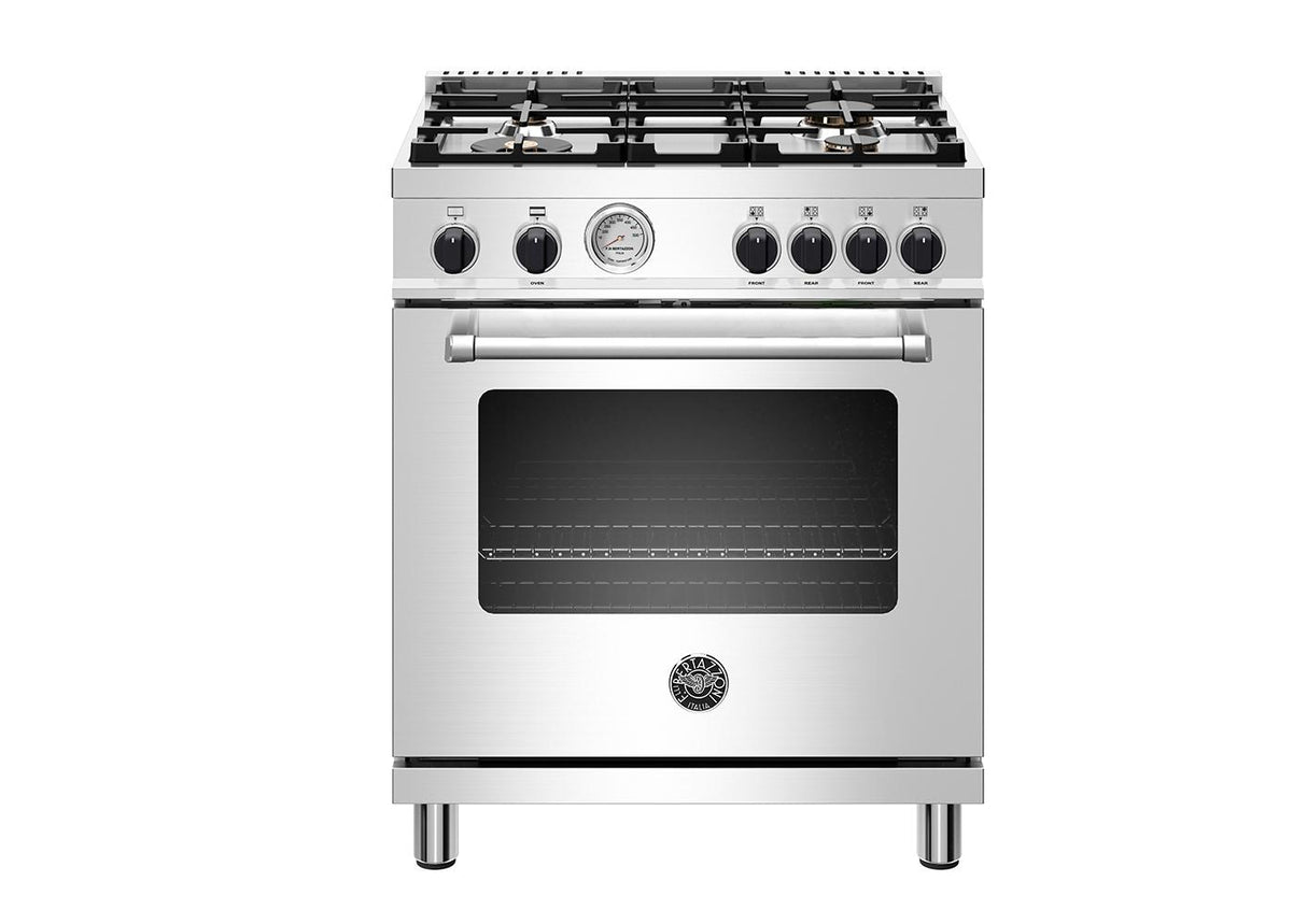 30 inch All Gas Range, 4 Burner Stainless Steel