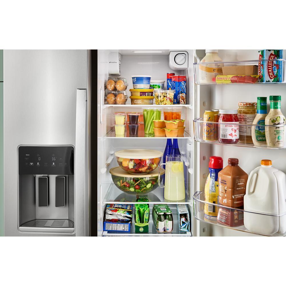 36-inch Wide Side-by-Side Refrigerator - 21 cu. ft.