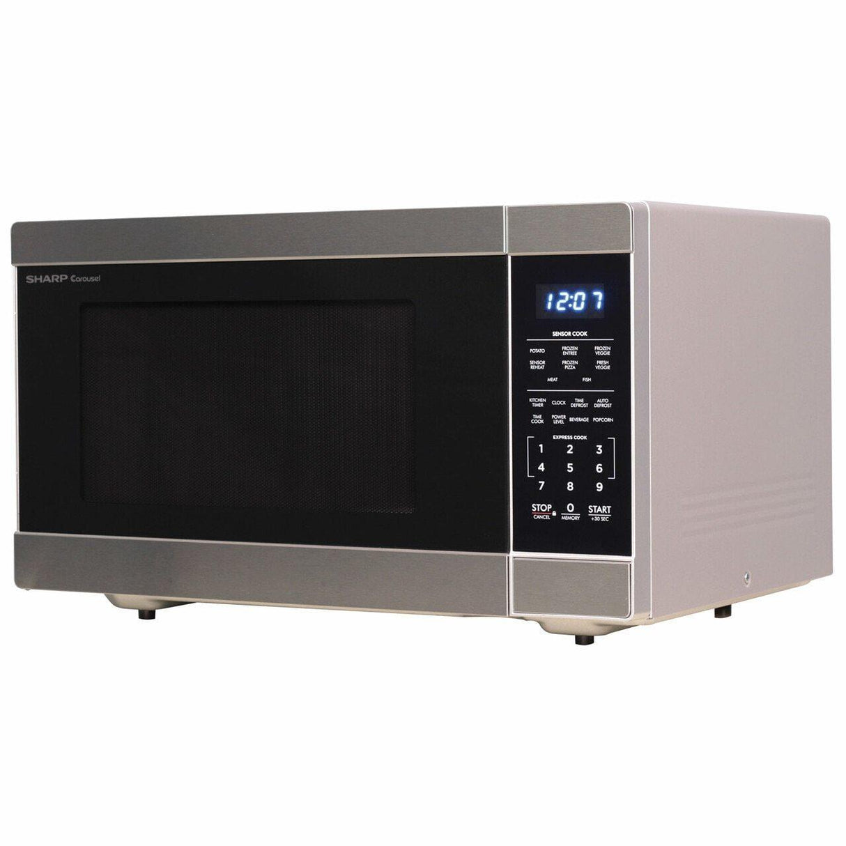 1.6 cu. ft. 1100W Stainless Steel Countertop Microwave Oven