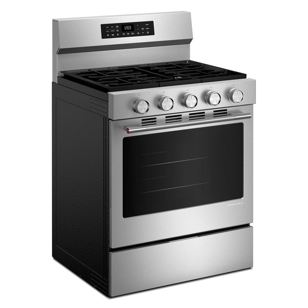 5.0 Cu. Ft. Smart Freestanding Gas Range with Convection Cooking Modes