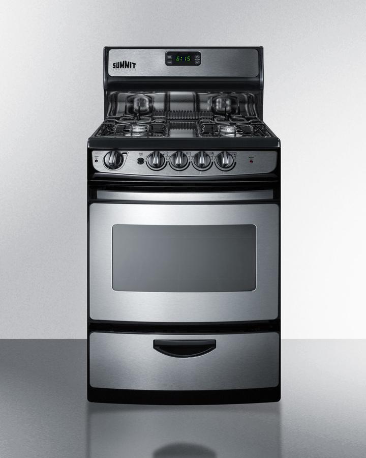 24" Wide Gas Range
