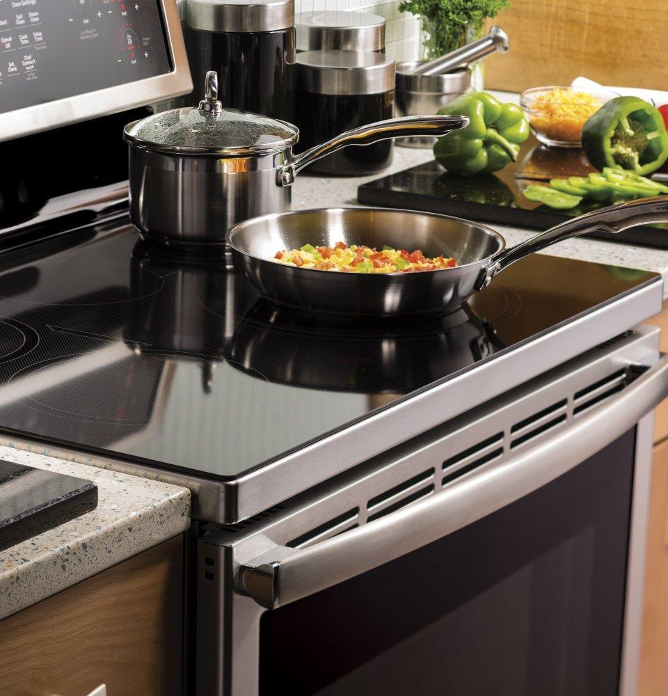 GE Profile™ 30" Smart Free-Standing Convection Range with Induction
