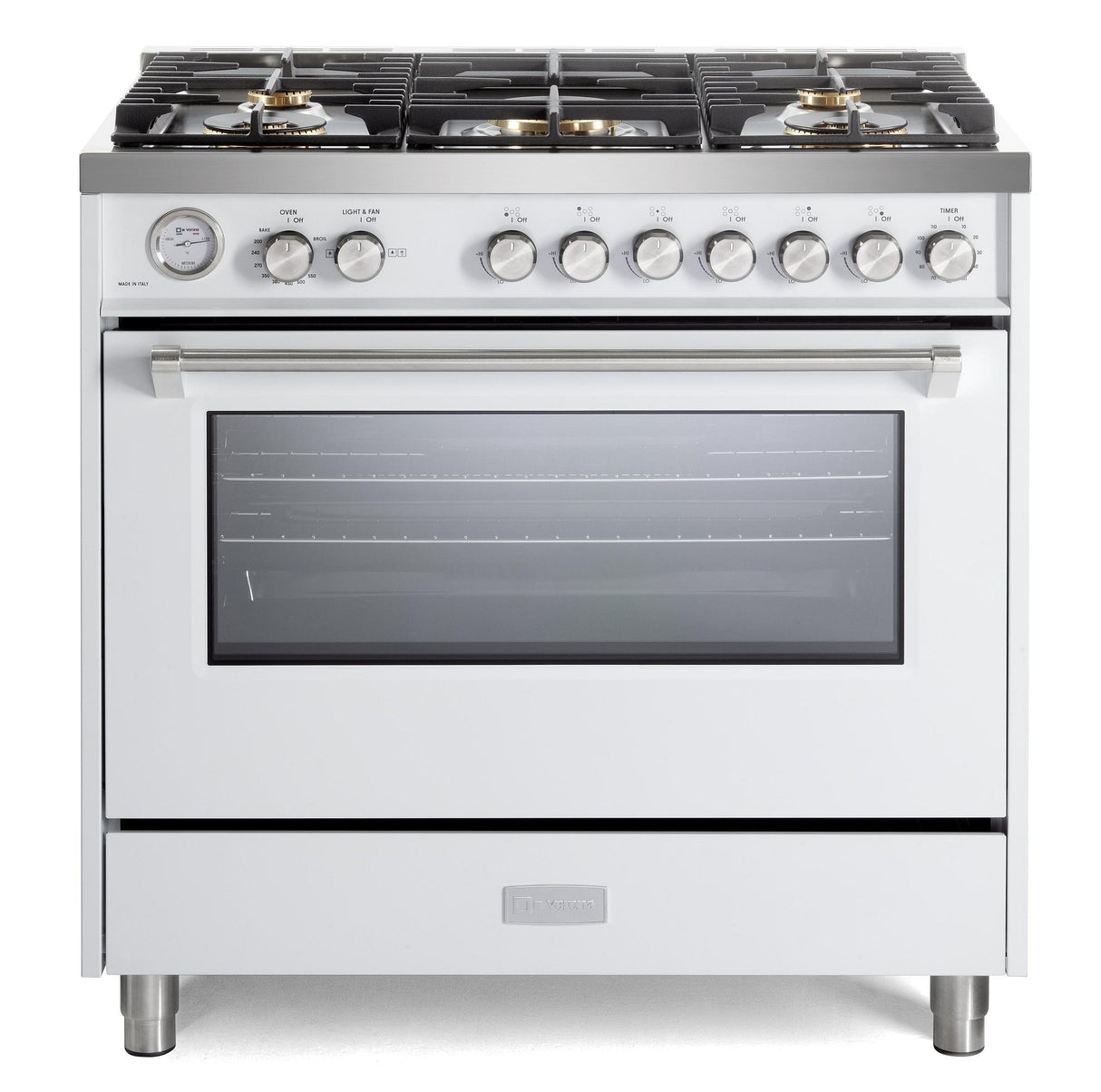 Verona Ultima 36" Gas Range - White