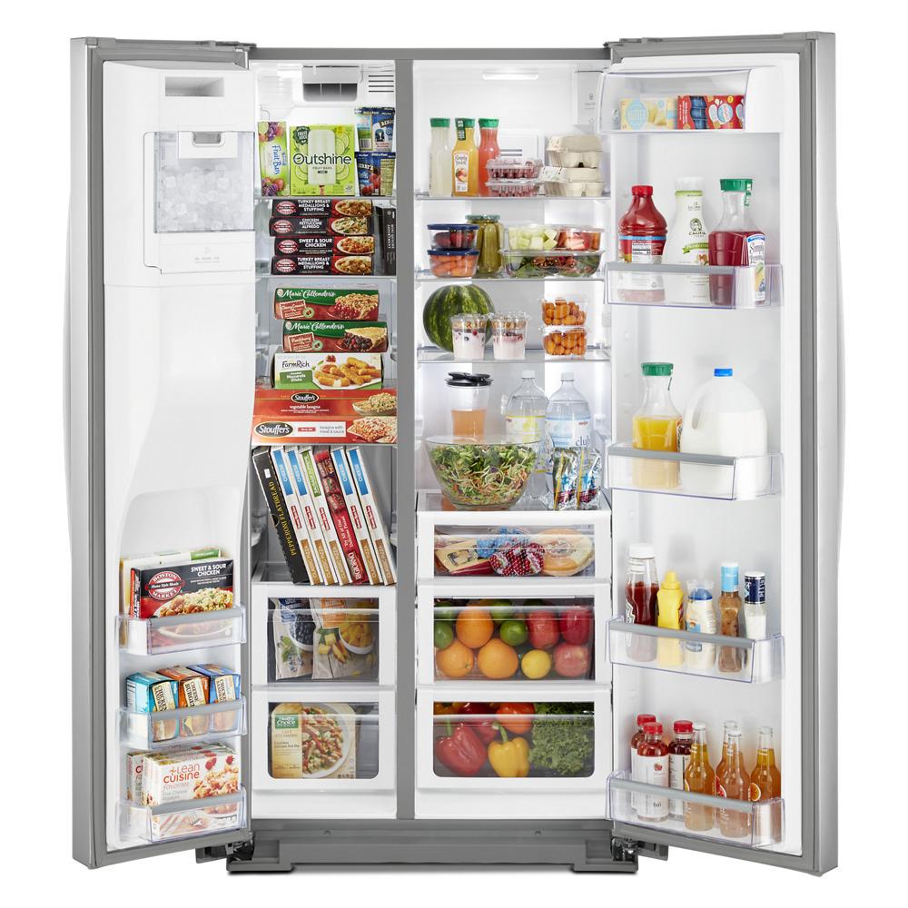 36-inch Wide Side-by-Side Counter Depth Refrigerator - 23 cu. ft.