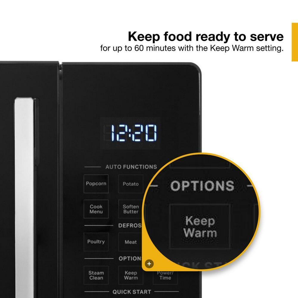 0.9 Cu. Ft. Capacity Countertop Microwave with 900 Watt Cooking Power