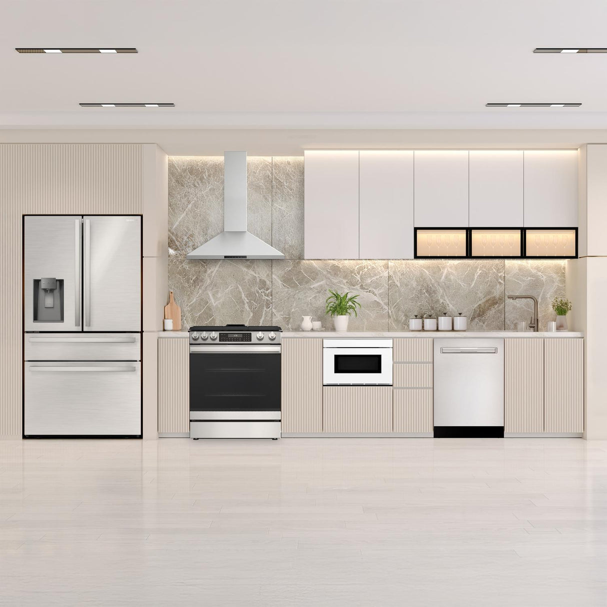 Sharp 24 in. 1.2 cu. ft. Deco Series Built-In Smart Microwave Drawer™ Oven with Easy Wave Open in White