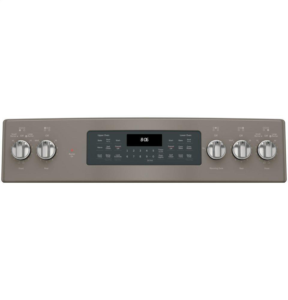 GE® 30" Free-Standing Electric Double Oven Convection Range