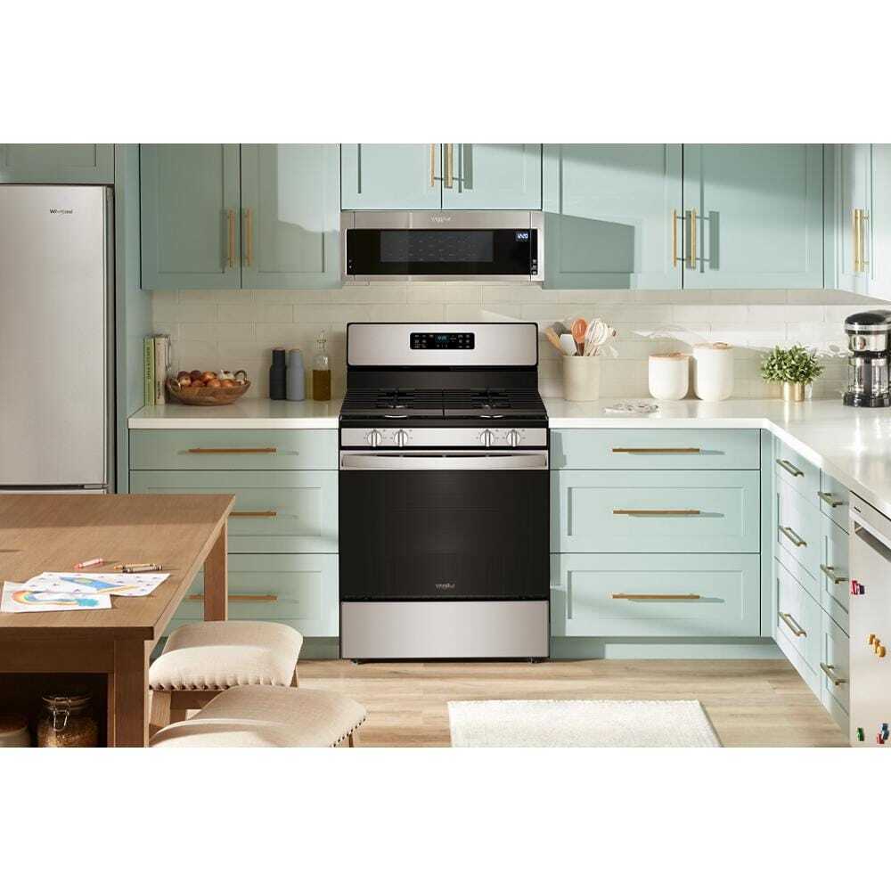 30-inch Gas Range with Crispy Mode and Dishwasher Safe Grates