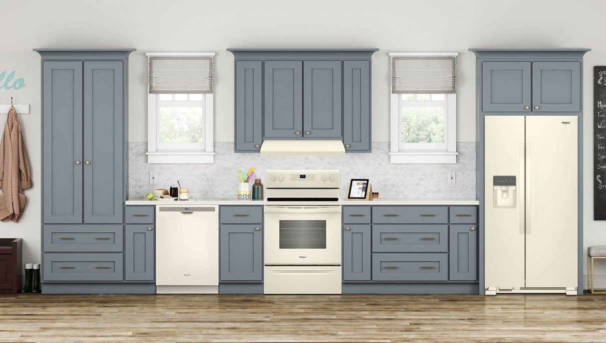 Stainless steel dishwasher with 1-Hour Wash cycle - Biscuit