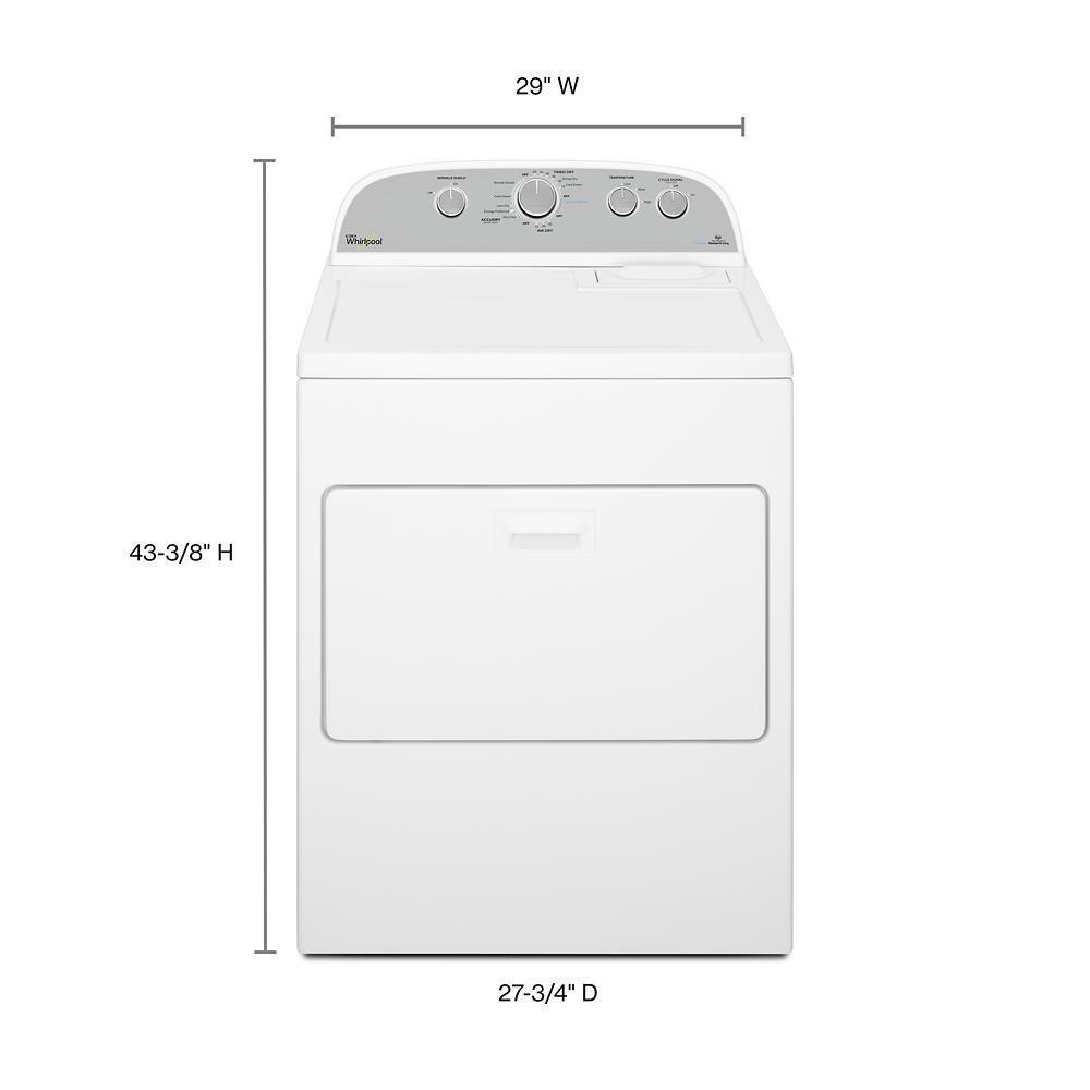 7.0 cu.ft Top Load Gas Dryer with AccuDry™, Steam Refresh
