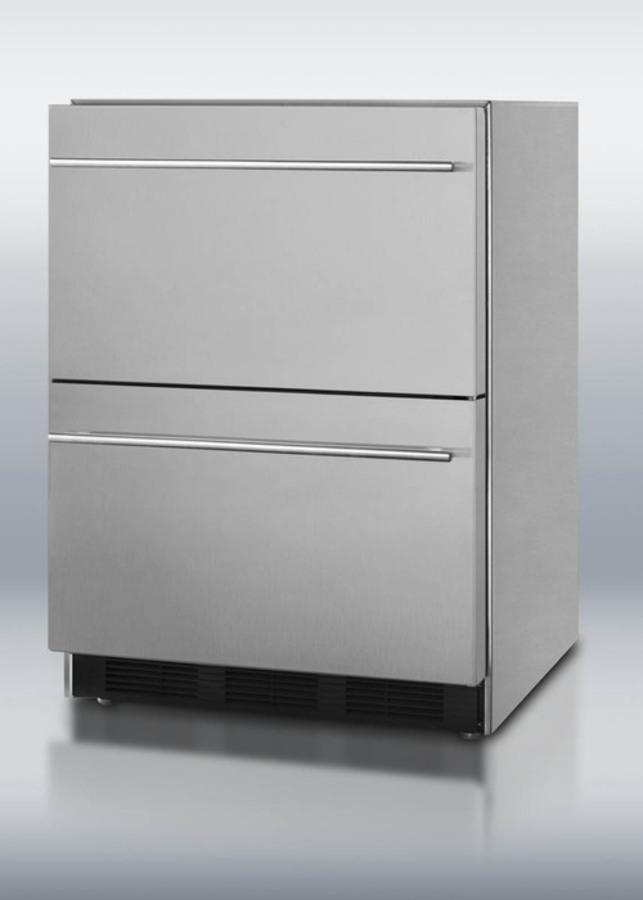 24" Wide 2-drawer All-refrigerator, ADA Compliant