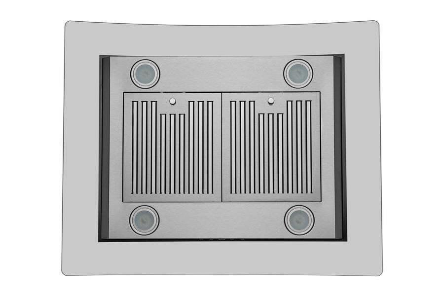 Hauslane Chef 30-in Convertible Stainless Steel Island Range Hood