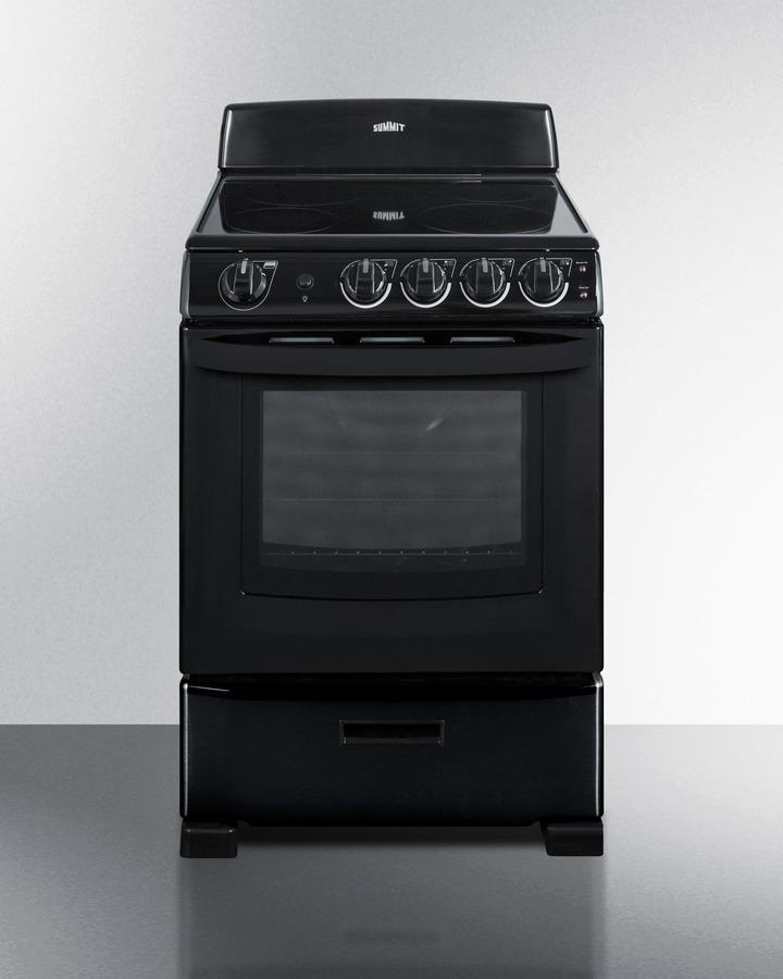 24" Wide Electric Smooth-top Range