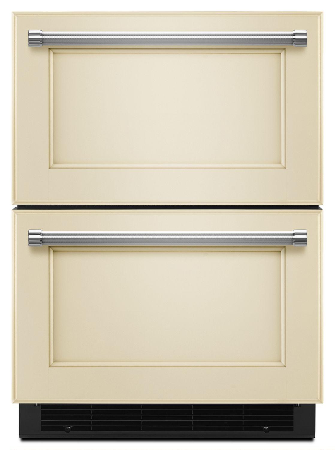 24" Panel Ready Double Refrigerator Drawer - Panel Ready