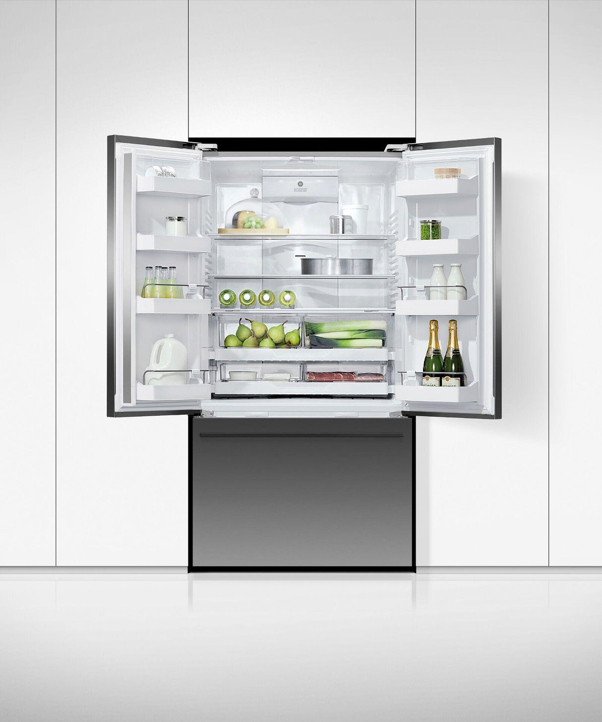 Freestanding French Door Refrigerator Freezer, 36", 20.1 cu ft, Ice & Water