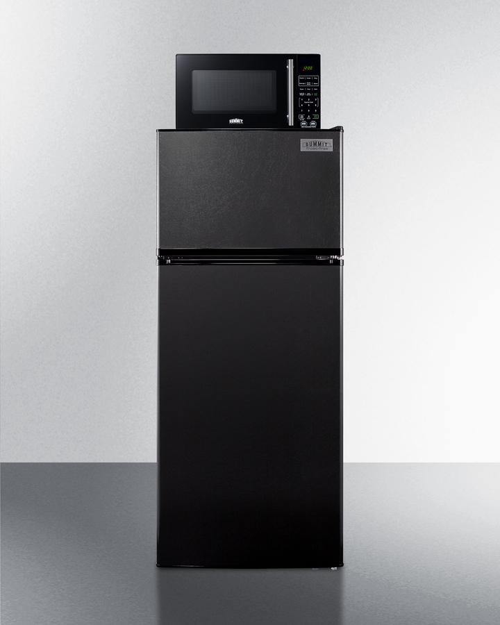 Microwave/refrigerator-freezer Combination With Allocator