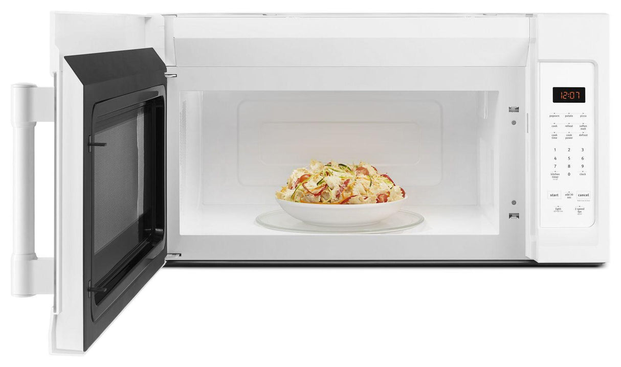 Compact Over-The-Range Microwave - 1.7 Cu. Ft. White