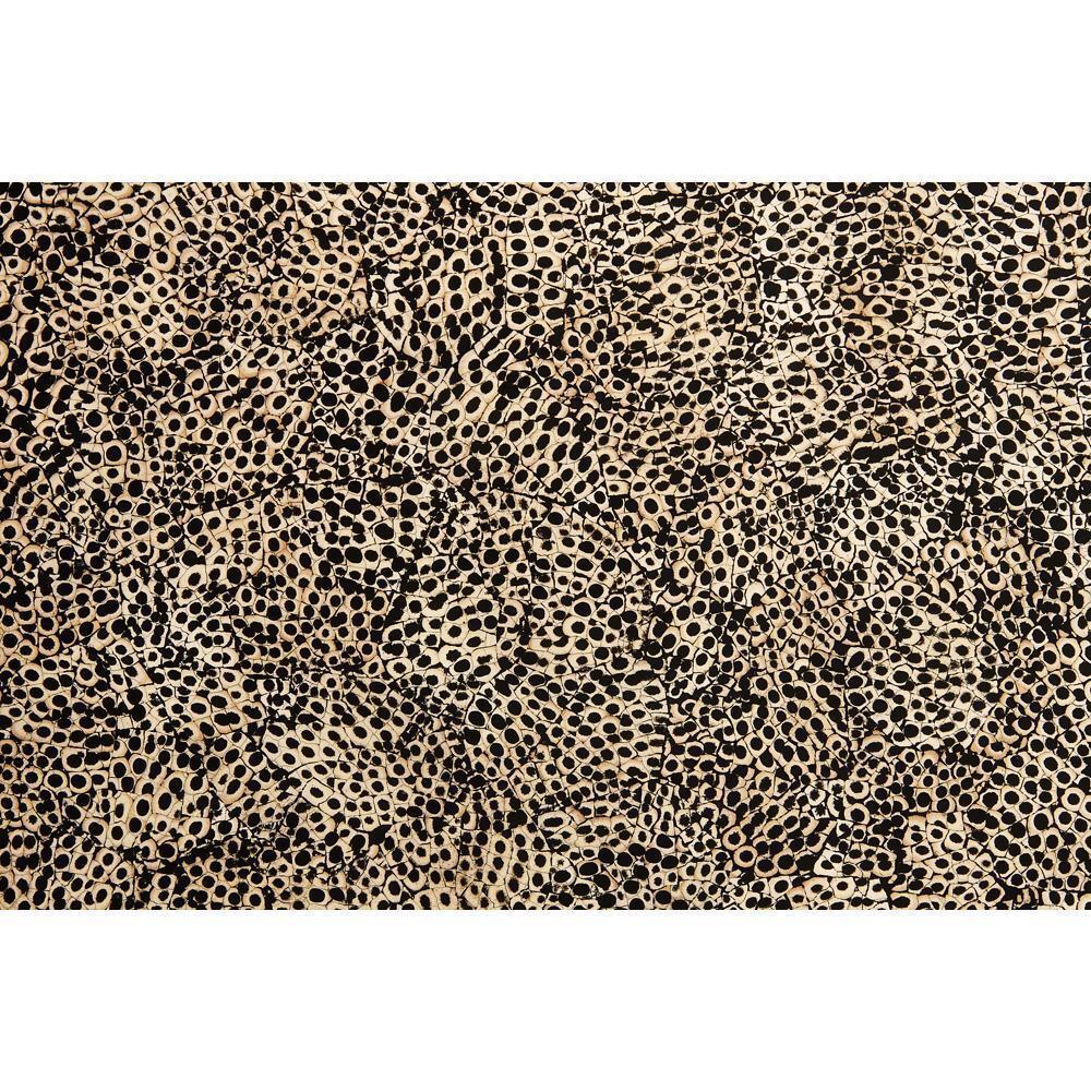 24" Elements Collection Eggshell Snakeskin Black Custom Wine Column Panel