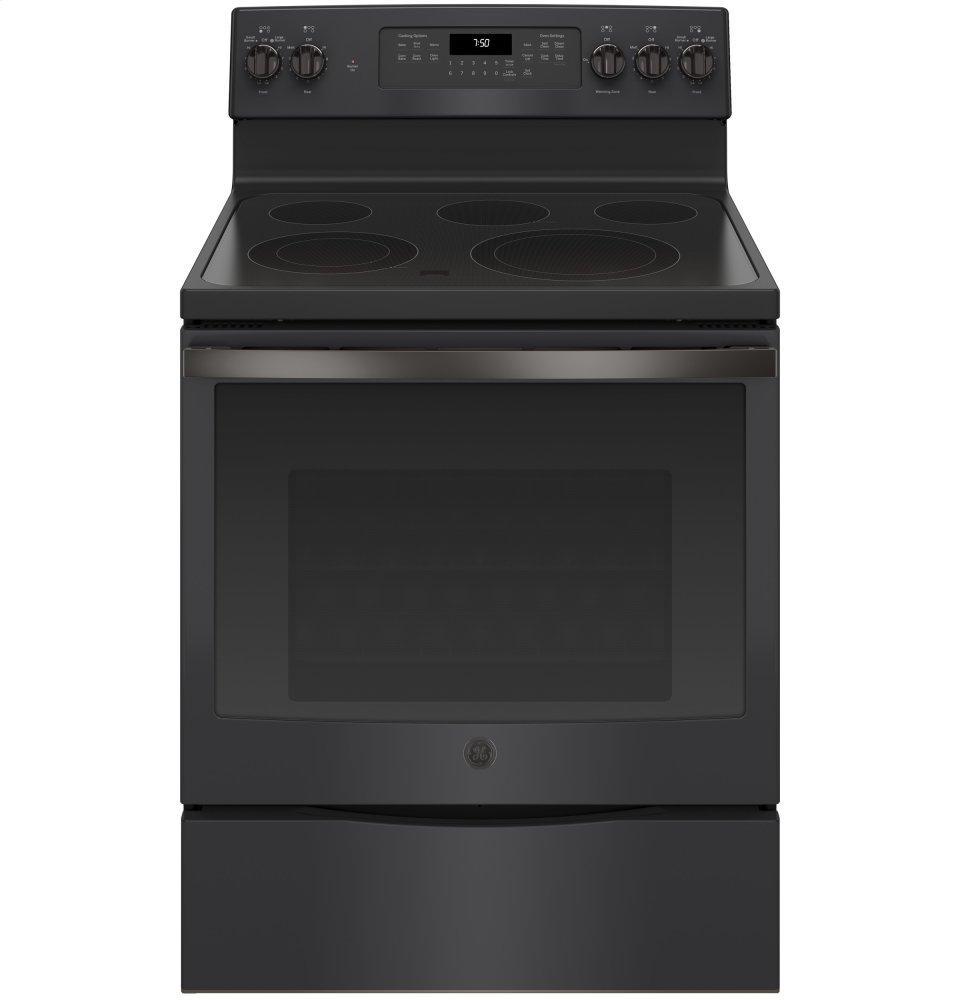 GE® 30" Free-Standing Electric Convection Range