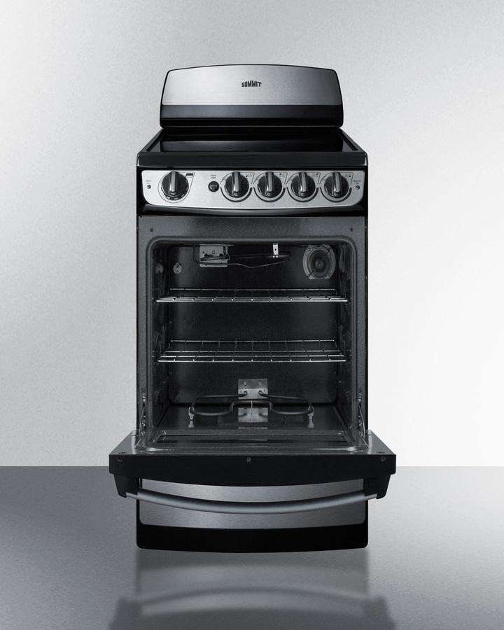 20" Wide Electric Smooth-top Range