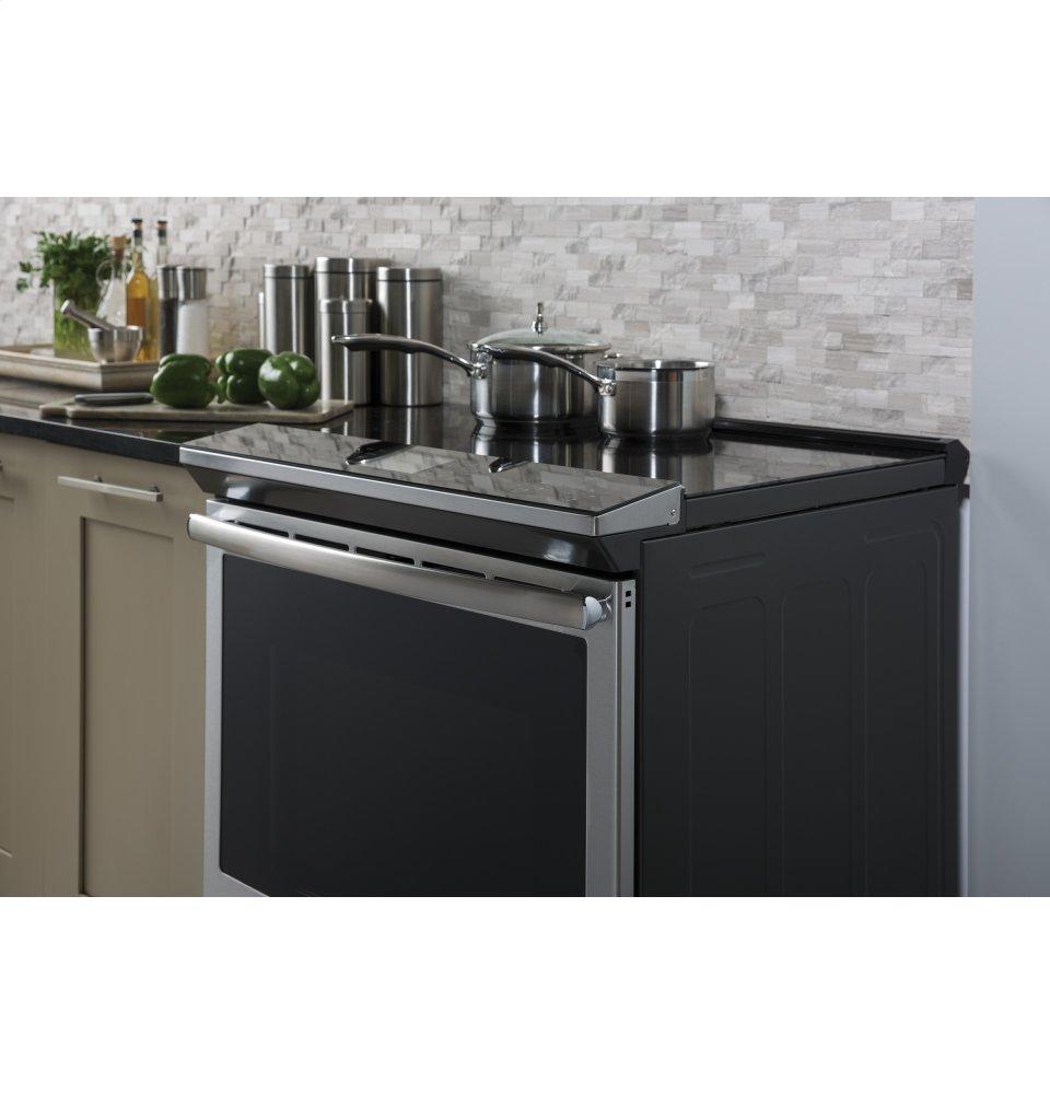 GE Profile™ 30" Smart Slide-In Front-Control Induction and Convection Range