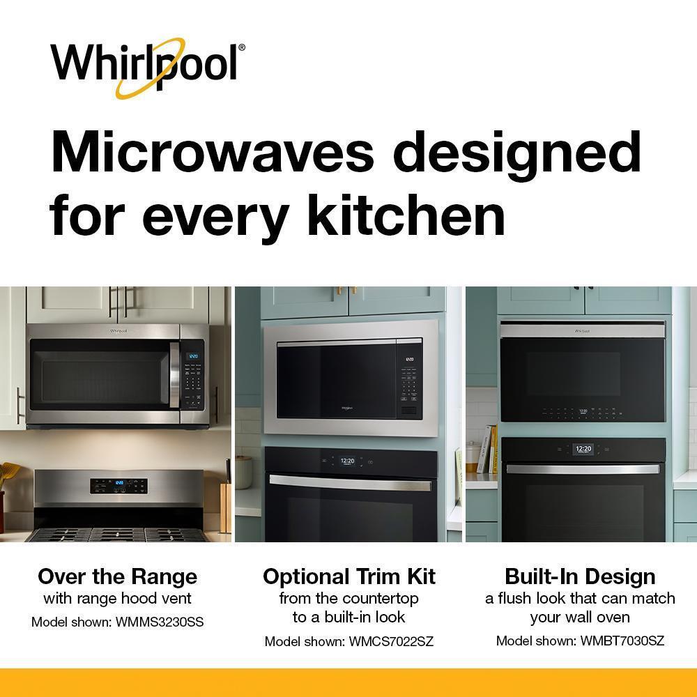30-inch Built-In Smart Multifunctional Microwave Oven with Air Fry - 1,000 watts