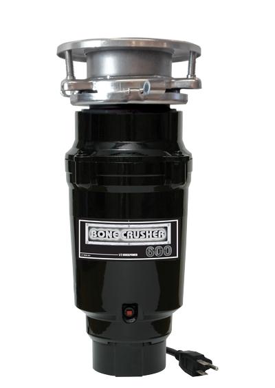 1/2 Horsepower Continuous Feed Disposal with Industry Standard 3 Bolt Mount System