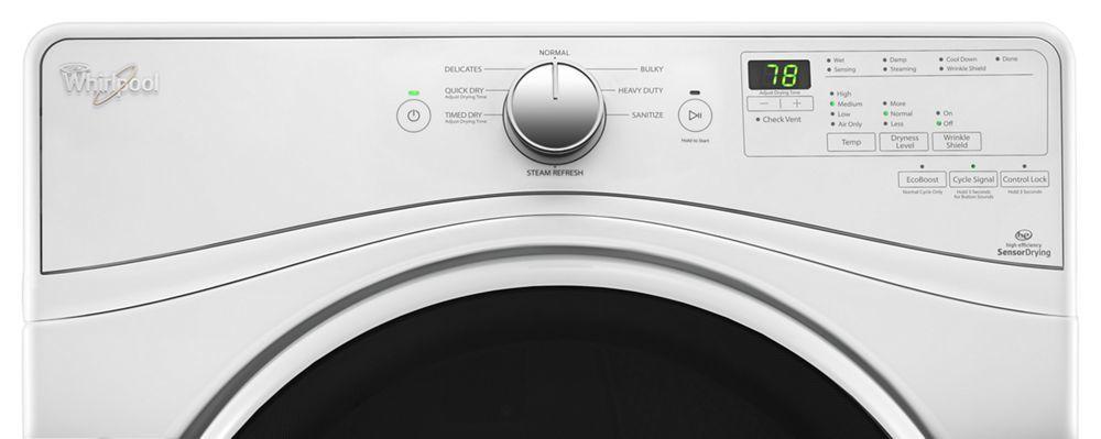 7.4 cu.ft. Front Load Electric Dryer with Advanced Moisture Sensing, 8 cycles