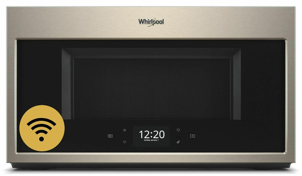 1.9 cu. ft. Smart Over-the-Range Microwave with Scan-to-Cook technology - Fingerprint Resistant Sunset Bronze