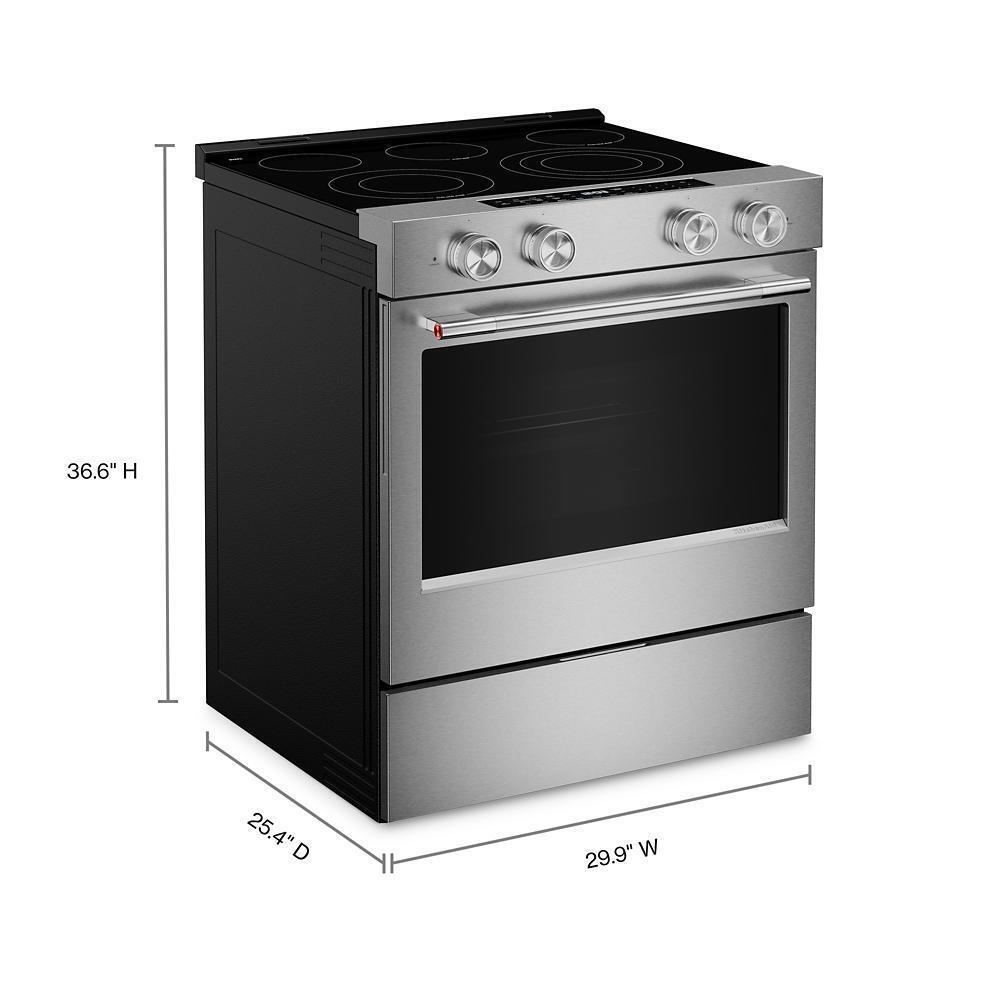 5.3 Cu. Ft. Smart Slide-in Electric Range with Two Even-Heat™ Hyper Elements and Convection Cooking Modes
