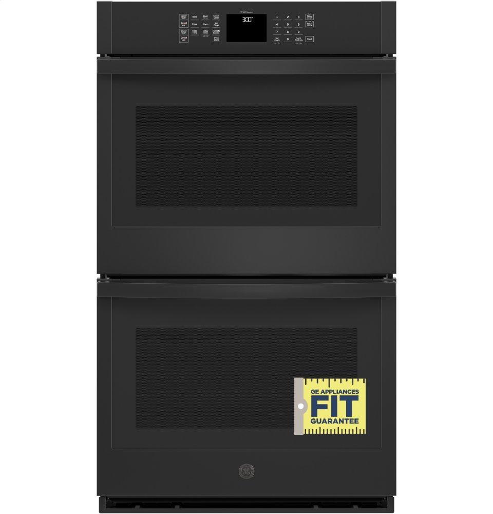 GE® 30" Smart Built-In Self-Clean Double Wall Oven with Never-Scrub Racks