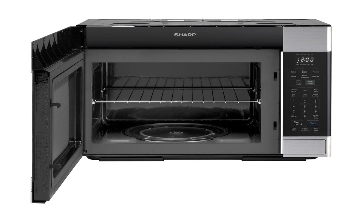1.8 cu. ft. Stainless Steel 1100W Over-the-Range Microwave Oven