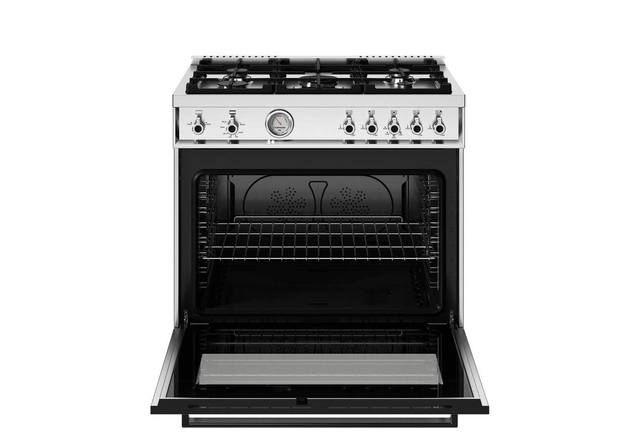36 inch All Gas Range, 5 Burners Stainless Steel