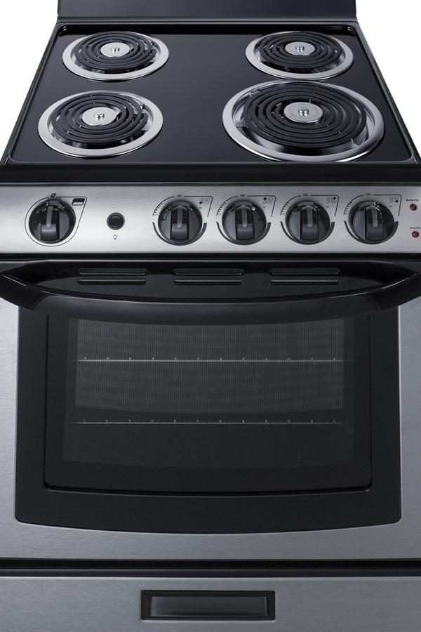 24" Wide Electric Coil Range