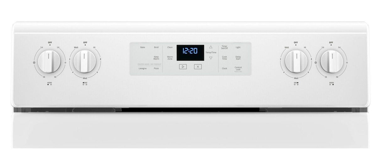 5.3 cu. ft. Freestanding Electric Range with Frozen Bake™ Technology - White