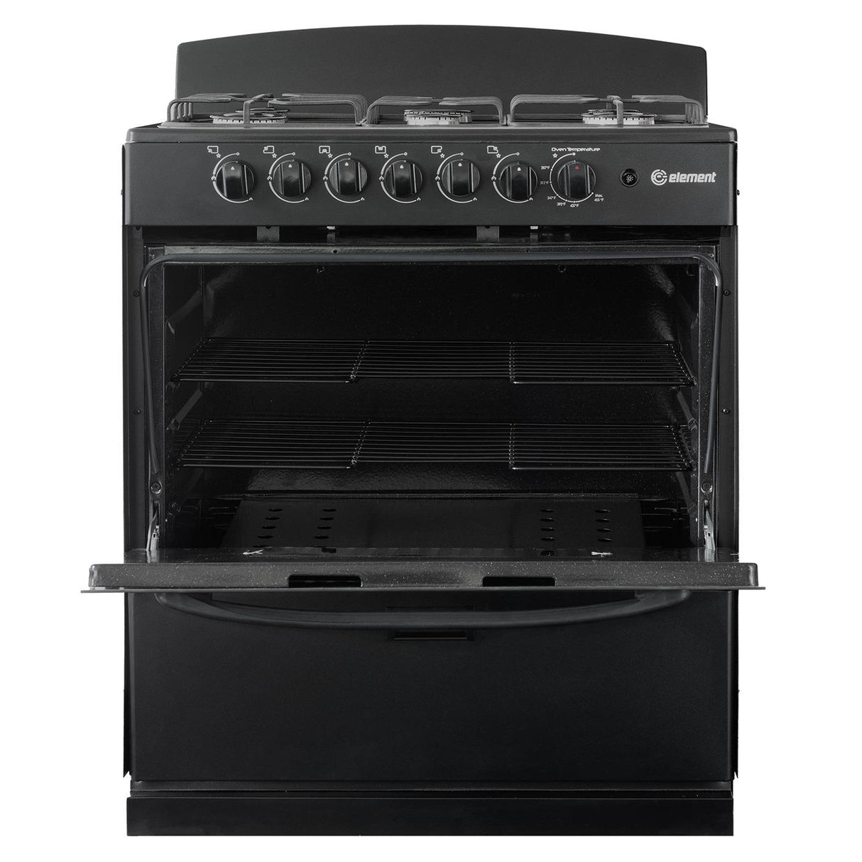 Element Electronics 4.0 cu. ft. 30", 6-Burner Gas Range (EEGR3A6MCCB)